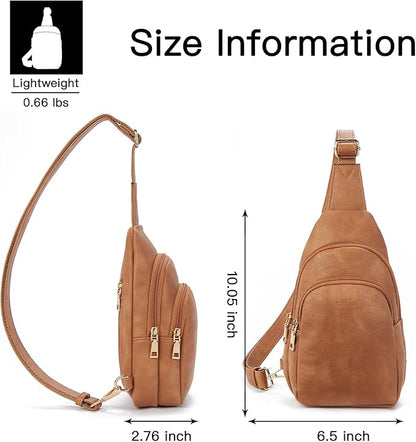 Telena Crossbody Bags for Women Leather Cross Body Sling Bag for Woman Travel