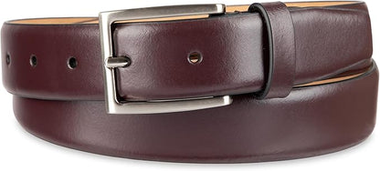 Calvin Klein Men's Leather Dress Belt - Sleek Modern Style for Business & Everyday Wear