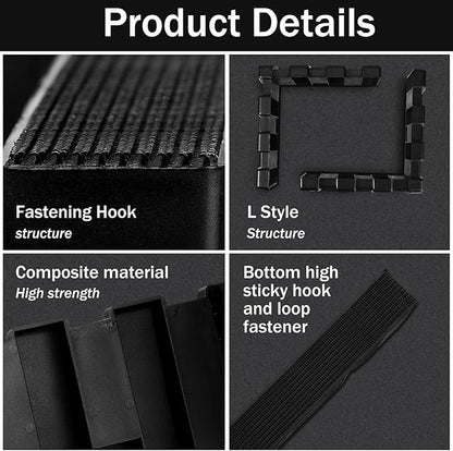 12 Pack Car Trunk Organizer Blocks for Back of SUV Multipurpose Car Storage Organizer Blocks Trunk Divider Available to Wool Carpet for Truck SUV Van Cargo