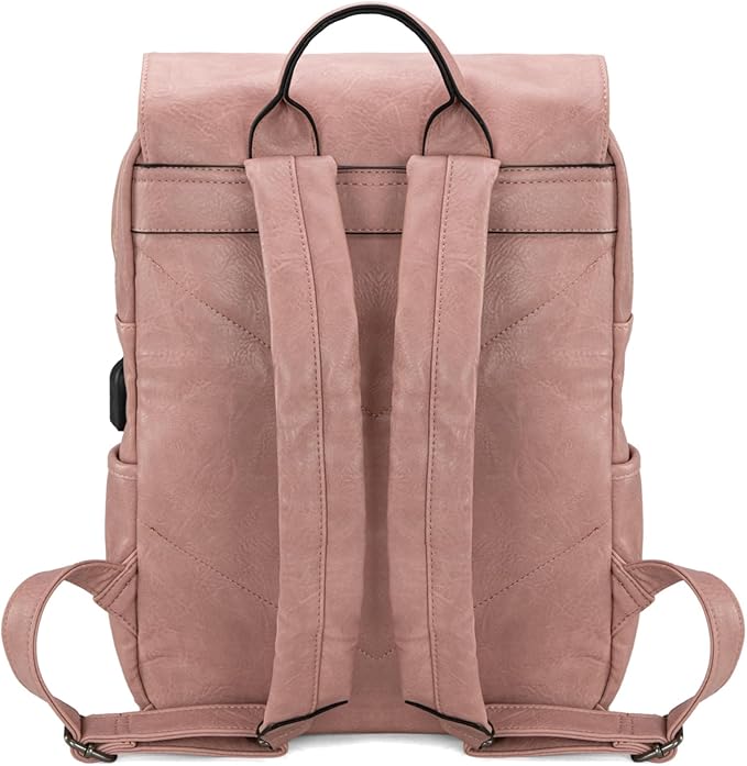 Montana West Wrangler Laptop Backpack with USB Charging Port, Vintage Travel Work College Bookbag for Women Men