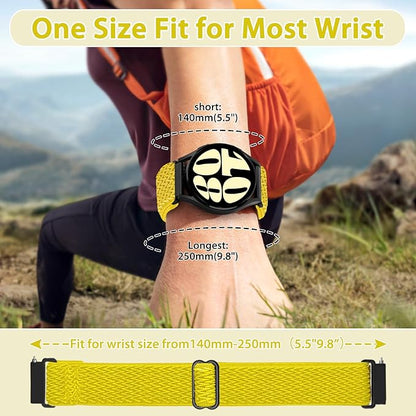 TumpCez Quick Release Watch Band - Choice of Width -18mm 19mm 20mm 22mm 24mm Watch Bands, Solo Loop Adjustable Elastic Nylon Watch Straps Replacement Wristband for Men Women