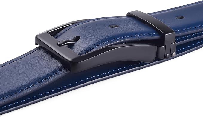 Men's Dress Belt Black Leather Belts for Jeans