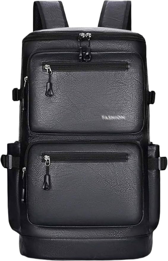 Travel Backpack For Business,Portable Travel Backpack,Lightweight Large Compartment Backpack, School Weekend Day Bag (Black,Large)
