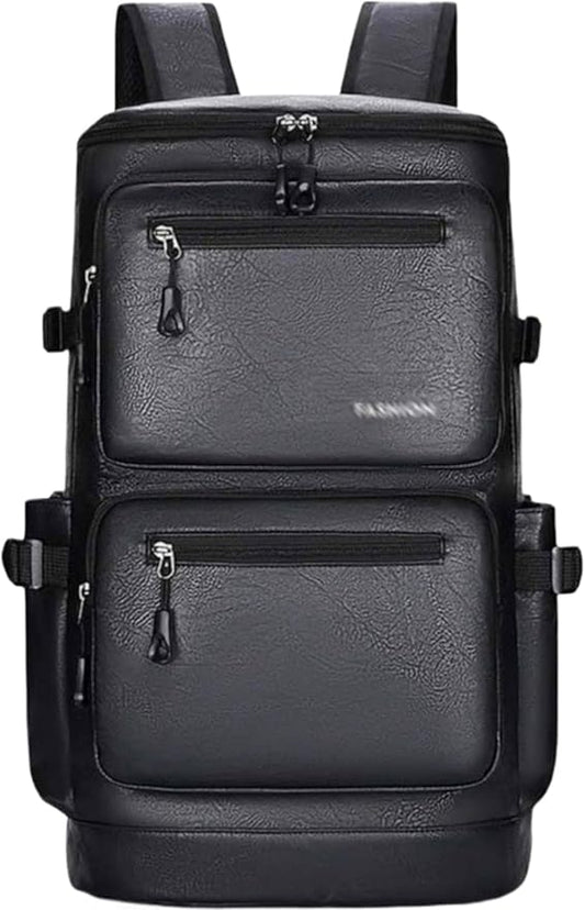 Travel Backpack For Business,Portable Travel Backpack,Lightweight Large Compartment Backpack, School Weekend Day Bag (Black,Large)