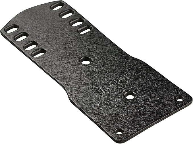 Jay-Pee Police Badge Holder - Four Bar Tag Holder in Black Leather