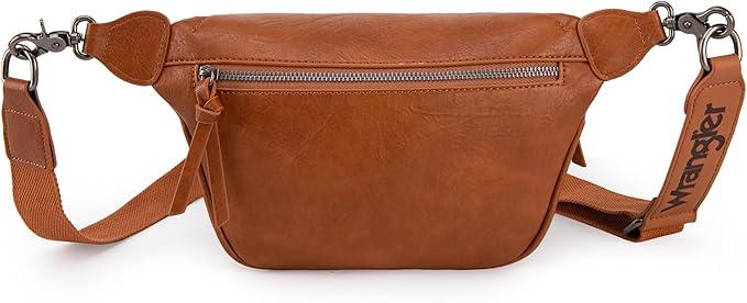 Wrangler Large Fanny Packs for Women Waist Bag Travel Belt Bags Crossbody Sling Purse