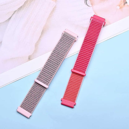 ANNEFIT Nylon Sport Loop Watch Bands, 2 Packs Quick Release Adjustable Strap 16mm 18mm 19mm 20mm 21mm 22mm 24mm