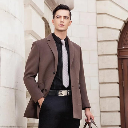 Aurolran Men&Womens Leather Dress Belt Business Automatic Buckle Belt Color-Black Silver Gold