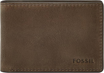 Fossil Men's Leather Slim Minimalist Bifold Front Pocket Wallet for Men