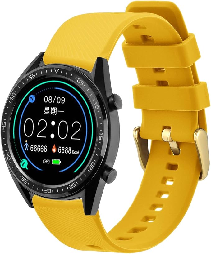 BISONSTRAP Watch Strap 18mm 19mm 20mm 21mm 22mm, Quick Release Silicone Watch Bands for Men Women