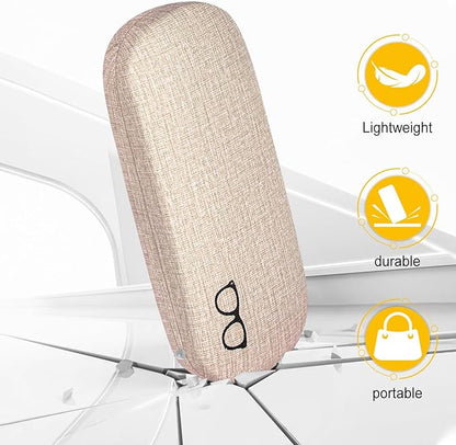 RayLove 3-Pack Hard Shell Eyeglasses Case Large Reading Glasses Hard Case