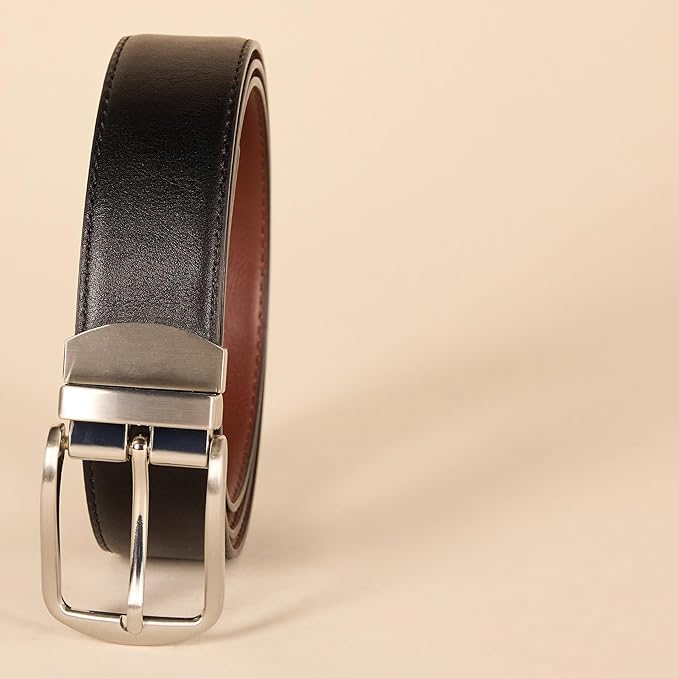 Amazon Essentials Men's Reversible Dress Belt