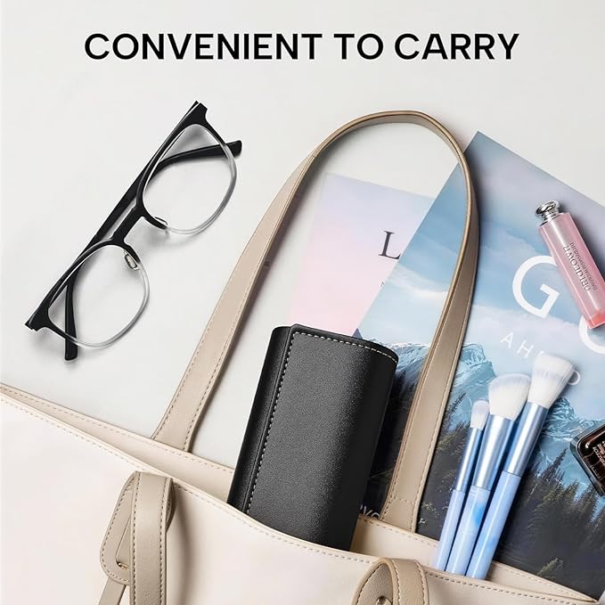Sightor Glasses Case, 2 Pcs Eyeglasses Case Hard Shell Travel Sunglasses Case Reading Hard Glasses Cases for Women Men
