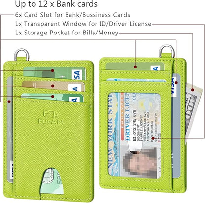 FurArt Slim Minimalist Wallet, Front Pocket Wallets, RFID Blocking, Credit Card Holder for Men