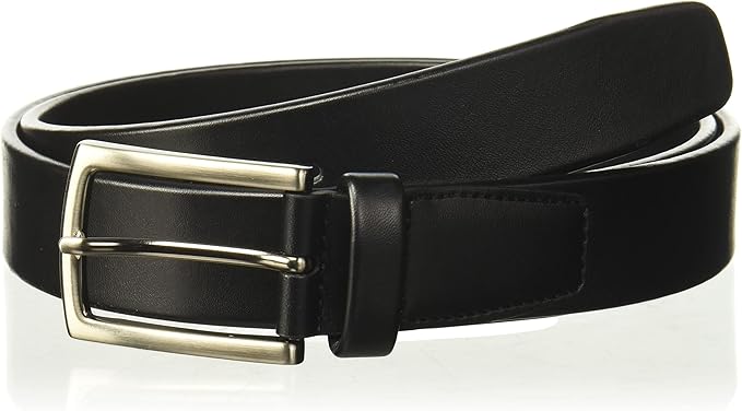 Perry Ellis Men's Tubular Leather Dress Belt