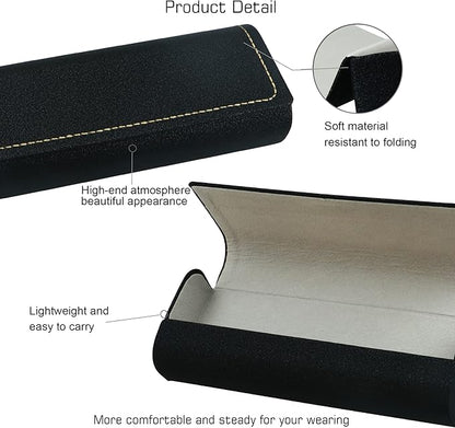 VisionGlobal Hard Shell Eyeglass Case for Eyeglasses and Sunglasses for Men/Women and Kids