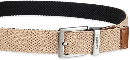 Tommy Hilfiger Men's Reversible Leather Belt, 2‑in‑1 Design for Dress Or Casual Wear
