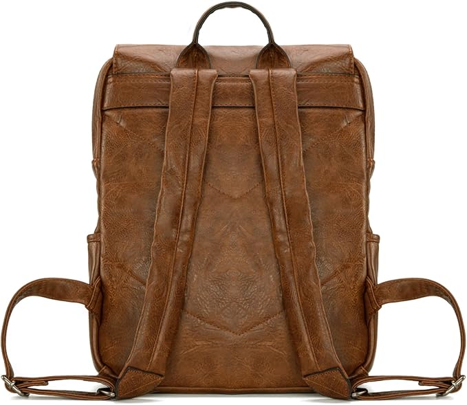 Montana West Wrangler Laptop Backpack with USB Charging Port, Vintage Travel Work College Bookbag for Women Men