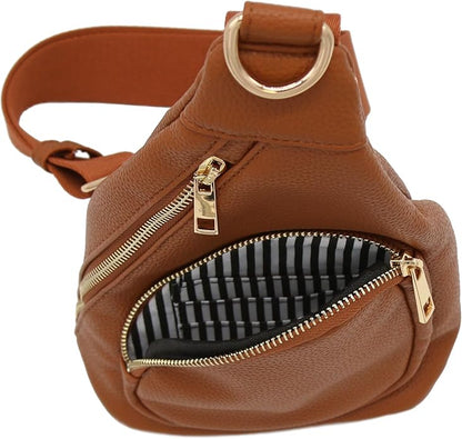 FashionPuzzle Compact Triangle Sling Bag | Compact
