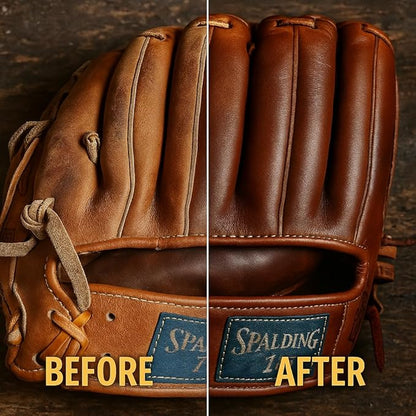 Eagle Heavy-Duty Leather Restorer & Preservative Balm – Neatsfoot Oil & Beeswax Treatment for Dry, Cracked, Oiled & Faded Leather – Revives Boots, Saddles, Furniture, Jackets & Tack (4oz)