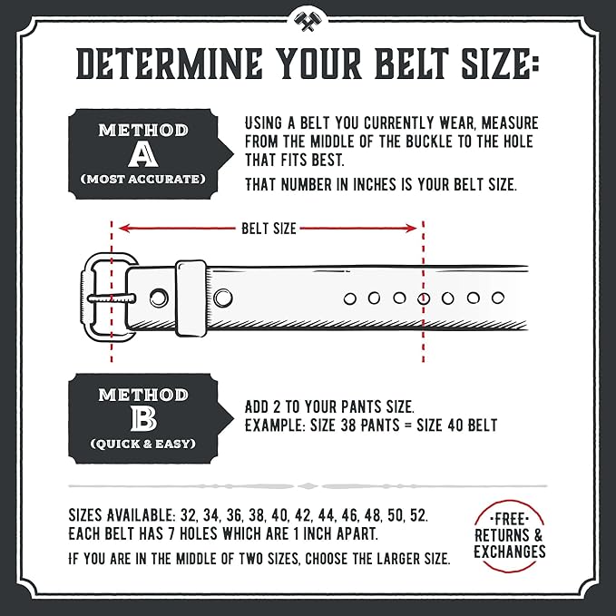 American Made Leather Belts for Men | Men's Leather Belt | Made in the USA Mens Belt