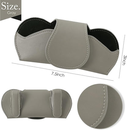 KINIVA Sunglass Clip & Holder, Magnetic Glasses Case for Car Organizer