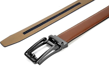 CHAOREN Click Belts for Men - Mens Ratchet Belt 1 3/8" for Dress Pants - Perfect Companion to Men's Oxfords