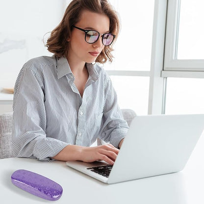 Joyberg Glasses Case, 2 Pack Eyeglass Case with Cleaning Cloth, Glasses Case Hard Shell Fits Most Glasses