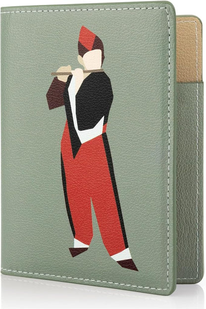 Lychii Passport Holder Cover, Ultra Slim PU Leather Travel Passport Wallet Organizer, 5.7 x 4.1 Inches