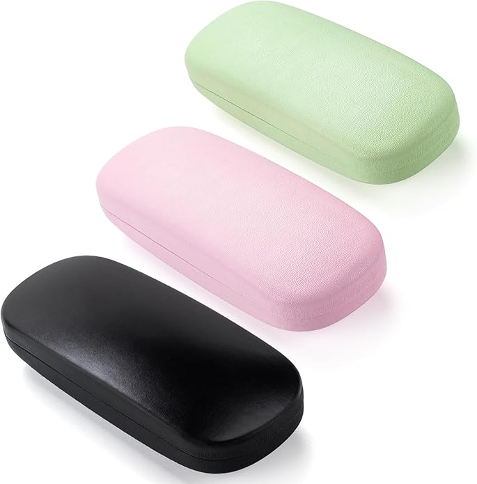 Marvolia Glasses Case Hard Shell - PU Leather Eyeglass Cases Eyeglasses Case for Sunglasses Eye Glasses Cases