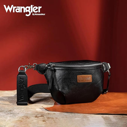 Wrangler Crossbody Bags for Women Large Fanny Packs Bum Bag Travel Belt Bags Sling Purse
