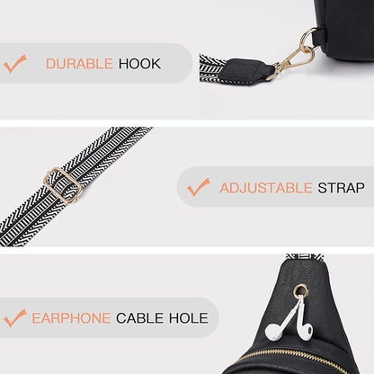 Telena Crossbody Bags for Women Leather Cross Body Sling Bag for Woman Travel