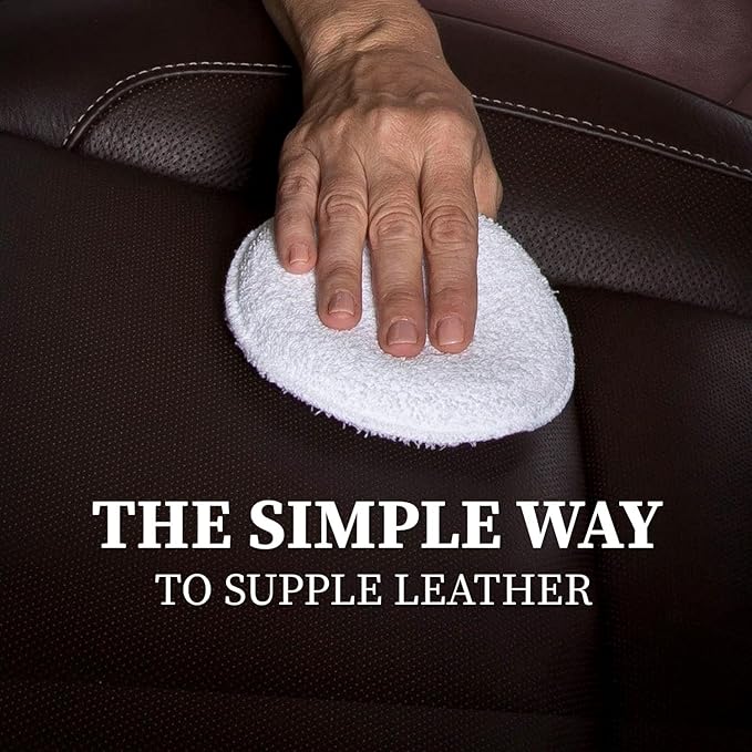 Leather Conditioner by Lexol, Use on Furniture, Car Interiors, Shoes, Handbags, Accessories, 33.8 Fl Oz Each