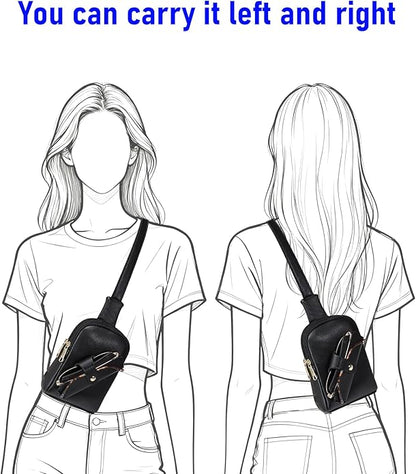 INICAT Small Sling Bag for Women Everyday & Travel Crossbody Bags Lightweight Cross Body Purses Vegan Leather