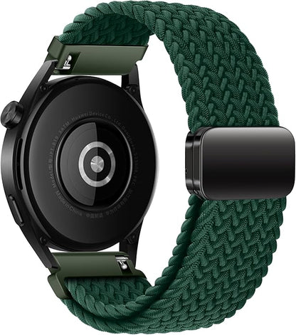 Mazoft Braided Sport Band Compatible with Samsung Galaxy Watch Band 7/FE/6/5/4/3 & Watch 5 Pro & 6/4 Classic &Gear S3/S2, 20mm & 22mm watch band for Samsung Watch 47mm 46mm 45mm 44mm 40mm 43/42/41mm