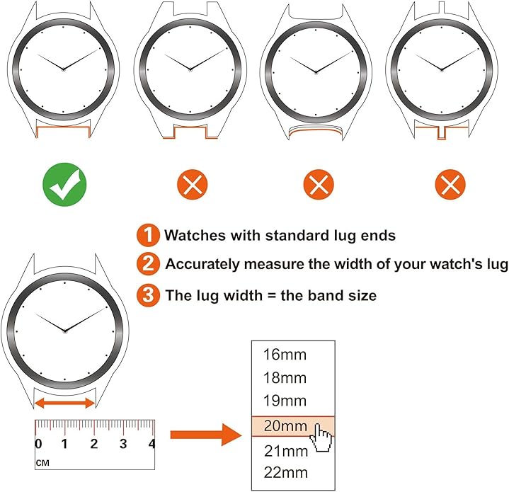 ANNEFIT Nylon Sport Loop Watch Bands, 2 Packs Quick Release Adjustable Strap 16mm 18mm 19mm 20mm 21mm 22mm 24mm