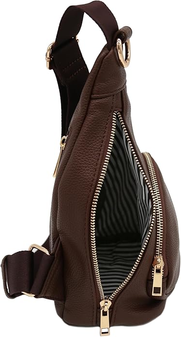 FashionPuzzle Compact Triangle Sling Bag | Compact