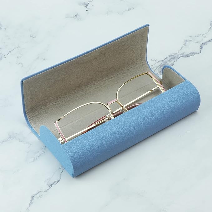 VisionGlobal Hard Shell Eyeglass Case for Eyeglasses and Sunglasses for Men/Women and Kids