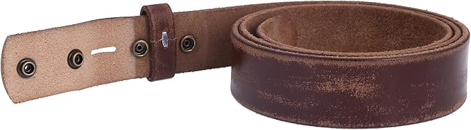 Gelante Genuine Full Grain Leather Belt Strap without Belt Buckle