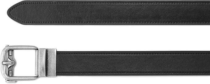 MILORDE Men's Leather Ratchet Belt - 35mm - Customizable Fit