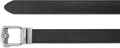 MILORDE Men's Leather Ratchet Belt - 35mm - Customizable Fit