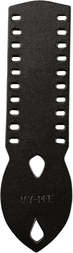 Jay-Pee Police Citation Bar and Badge Holder Ten Bars Genuine Leather Black