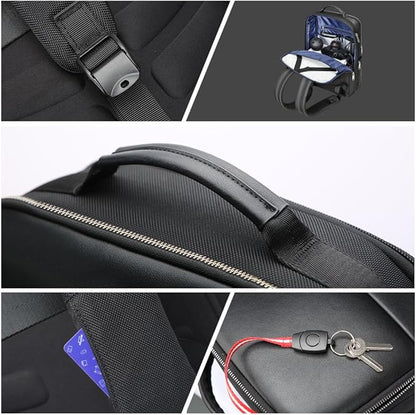 BOPai Laptop Backpack Men for 15.6 inch Business Smart Professional Lightweight Backpack with USB Charging Office Commuter Computer Rucksack Executive Anti Theft Black