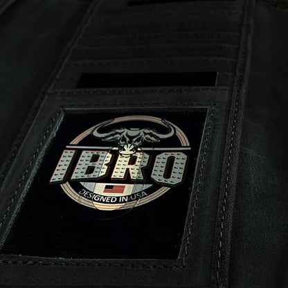 IBRO VINTAGE Motorcycle Chain Wallet for Men – Premium Cowhide Leather, RFID Tri-Fold Biker Wallet with Heavy Duty Chain for Bikers Truckers & Hunters, Credit Card Money Organizer Long Wallet | Long Trifold, RFID Blocking, Men's, Trucker Biker