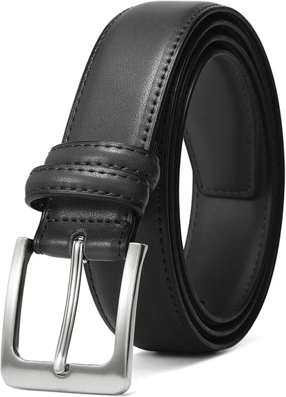 SENDEFN Mens Belts Leather Belt for Men 1 1/4" for Casual Jeans Dress Pants with Gift Box