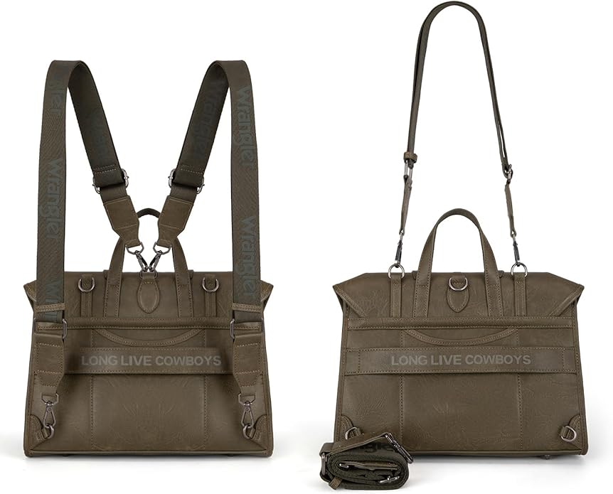 Wrangler Laptop Bag for Women Messenger Bag Briefcase Computer Backpack Convertible Satchel Bag