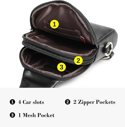 INICAT Small Sling Bag for Women Everyday & Travel Crossbody Bags Lightweight Cross Body Purses Vegan Leather