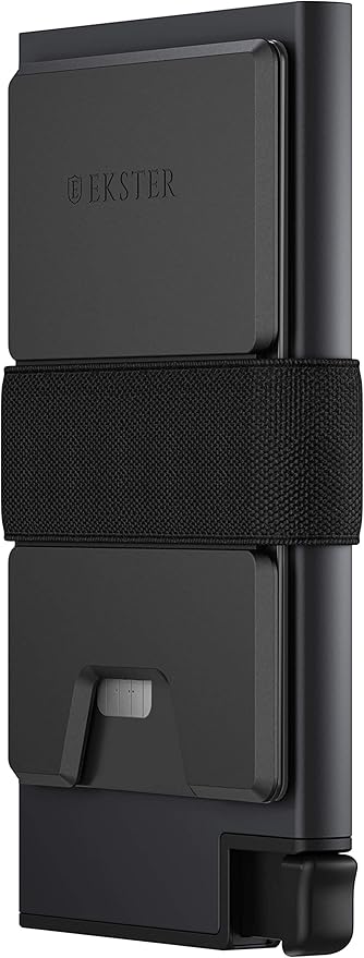 Ekster Aluminum Cardholder Wallet for Men | Metal Wallets with RFID Blocking Layer | Slim & Minimalist Aluminum Wallet with Push Button for Quick Card Access