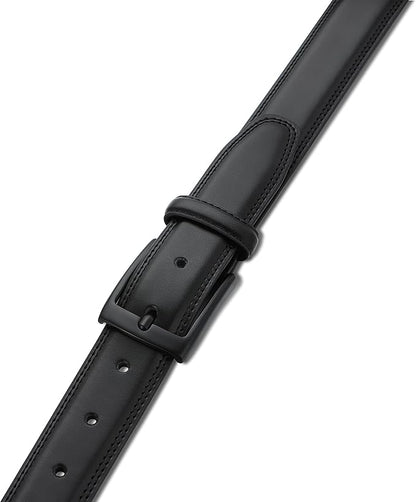 MILORDE Men's Genuine Leather Dress Belt, Handmade, 100% Cow Leather, Fashion & Classic Designs for Work Business and Casual