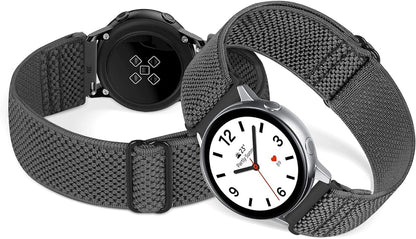 Compatible with 16mm 18mm 19mm 20mm 22mm 24mm Watch Bands Quick Release Replacement Wristband,Adjustable Stretchy Nylon Solo Loop Straps Fabric Braided Sport Elastic Bands for Men Women